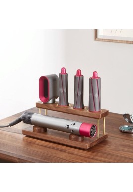 Countertop Organizer for Dyson Airwrap - Walnut Rack
