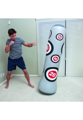 1.6M Inflatable Boxing Pillar Sandbag For Adult Children - Vent Toy Punching Bag Tumbler