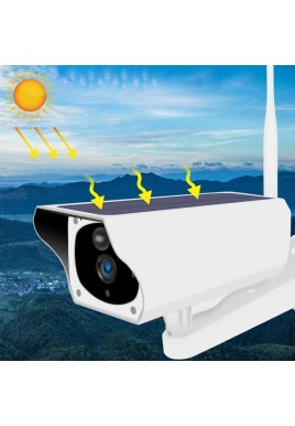 2Mp Solar Wifi Camera - Waterproof Night Vision Motion Detection Voice Intercom