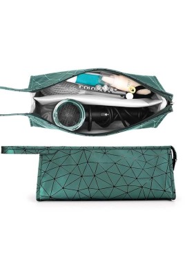 Emerald Green Hair Dryer Storage Package with Protective Cover and Hair Roll