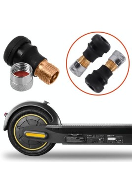 2-pack Ninebot Max G30 Scooter Tires with Vacuum Nozzle - Black