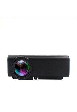 1080P Wireless Screen Mirroring Projector - Small Led - Black