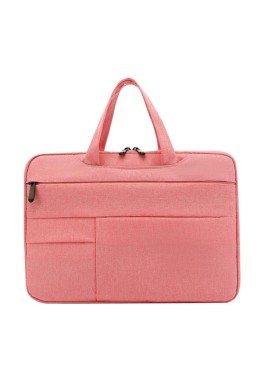 Waterproof Laptop Handbag for 12-13 Inch Devices - Oxford Cloth - Pink