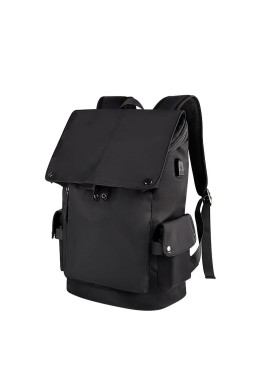 Universal Laptop Backpack With Usb Port - 13-15.6 Inch Capacity - Black
