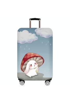 Medium Elastic Dustproof Luggage Cover - Durable & Protective - Mushroom Rabbit