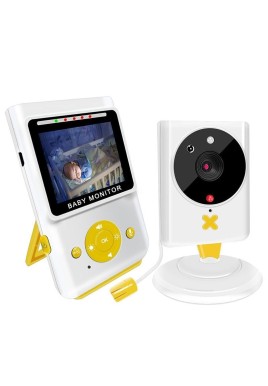 Wireless Baby Monitor With 2.4 Surveillance Camera - Yellow