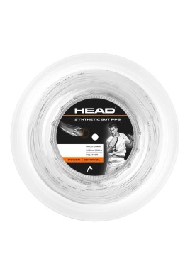 Head Synthetic Gut PPS 16g Tennis String Reel 200m 1.30mm Power Control - White
