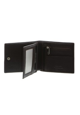 Pierre Cardin Mens Tri Fold Leather Wallet w/ RFID Protection - Brown