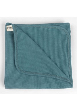 Ponchik Babies + Kids - Ribbed Swaddle Jersey Wrap - Jewel