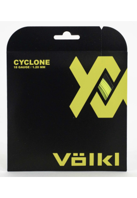 1 Pack Volkl Cyclone 18g/1.20mm Tennis Racquet Strings - Neon Yellow