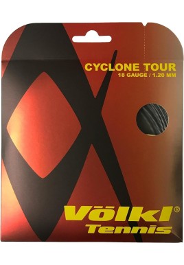 1 Pack Volkl Cyclone Tour 18g/1.20mm Tennis Racquet Strings - Anthracite