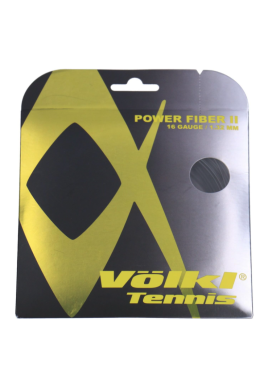Volkl Power Fiber Black Tennis String 16/1.32 (12 M Set)