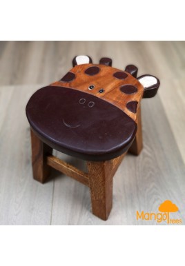 Kids Wooden Stool Giraffe