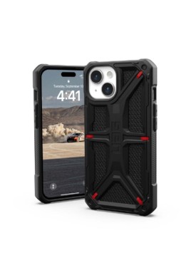 UAG Monarch Kevlar Back Case for iPhone 15 - Black