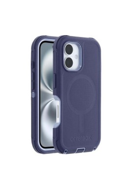 OtterBox Defender MagSafe Back Case for iPhone 16 - Purple