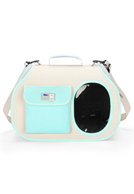 Green Colors Pet Carrier Backpack, Breathable Cat Carrier Backpack with Transparent Window, Airline Approved Dog Backpack Carrier for Small Dogs and Cats, Travel Hiking Camping