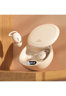 Flesh color M73 Noise-Cancelling Bluetooth Earphones - Wireless, Bluetooth 5.4, Mini In-Ear Design, Ultra Long Battery Life