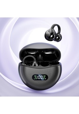 Black M79 Spherical OWS Over-Ear Bluetooth Earphones - Wireless, Stylish Design, Superior Sound Quality