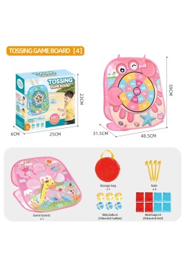 A2 Sandbag + Sticky Ball + Game Target Set - Parent-Child Interactive Sensory Sports Toy