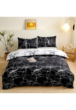 Smudge pattern Duvet Cover - 3 Piece Bedding Set (with Corner Ties)Quilt cover 200cm x 230cm, pillowcase 51 x 92cm