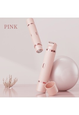 Pink Women’s Double-Headed Electric Shaver - Painless Hair Remover & Trimmer