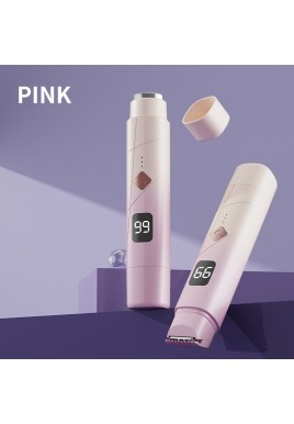 Gradient pink Women's Multifunctional Electric Shaver - Type-C Rechargeable Hair Remover with Display
