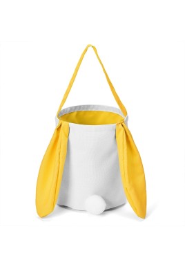 Yellow Adorable Easter Bunny Ear Tote Bag - Stylish Rabbit-Themed Candy Bag