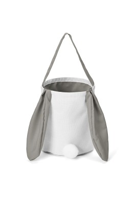 Grey Adorable Easter Bunny Ear Tote Bag - Stylish Rabbit-Themed Candy Bag