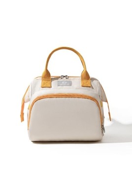 Beige Versatile 3-in-1 Nappy Bag | Convertible Backpack, Tote & Crossbody with Insulated Pockets