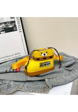 Adjustable Silicone Crossbody Bag - Multi-Way Lightweight Purse with Spacious Design(yellow)