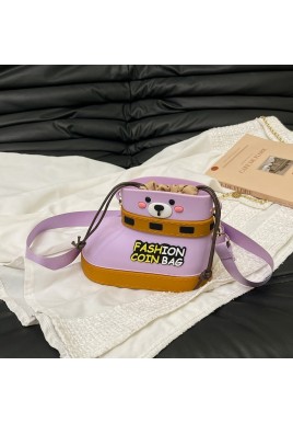 Adjustable Silicone Crossbody Bag - Multi-Way Lightweight Purse with Spacious Design(purple)