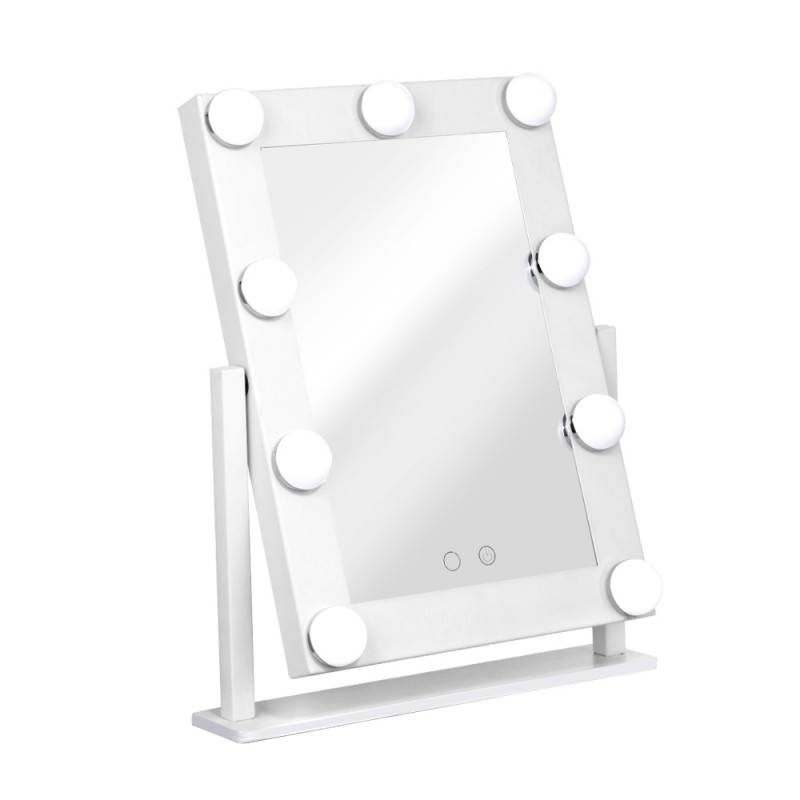 Embellir Makeup Mirror Hollywood with Light Round 360° Rotation Tabletop 9