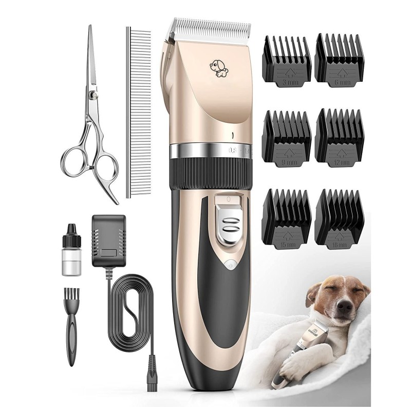 Silent Pet Hair Clipper - Electric Grooming Clippers for Dogs & Cats