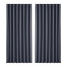 Artiss 2X Blockout Curtains Eyelet 300x230cm Charcoal