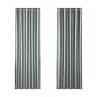 Artiss 2X Blockout Curtains Eyelet 180x213cm Grey Shine
