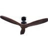 Devanti 52' Ceiling Fan AC Motor 3 Blades w/Remote - Dark Wood