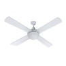 Devanti 52' Ceiling Fan AC Motor w/Light w/Remote - White