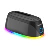 Simplecom SD336 USB 3.0 Docking Station for 2.5 and 3.5" SATA Drive with RGB Lighting"