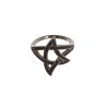 100% Authentic NIALAYA Black Rhodium Ring with CZ Crystals 54 EU Women