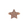 Authentic NIALAYA Pink Gold Plated Sterling Silver Ring 54 EU Women