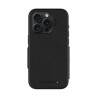 EFM Monaco E-leather Wallet Case Armour With D3O Plus Suits Iphone 15 Pro (6.1) - Black/Space Grey"