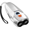 Sliver Handheld Ultrasonic Dog Trainer with Dual Mode | Training & Deterrent Device with LED Light