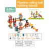 226PCS Sliding Bead Track Window Blocks - Educational Building Blocks for Kindergarten & Babies