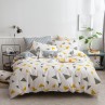 Triangle pattern Duvet Cover - 3 Piece Bedding Set (with Corner Ties)Quilt cover 230cm x 230cm, pillowcase 51 x 92cm